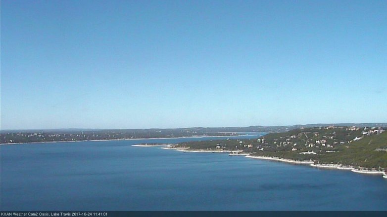 Lake Travis webcam, October 24, 2017 10:45 AM CT