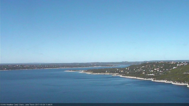 Lake Travis webcam, October 24, 2017 10:55 AM CT