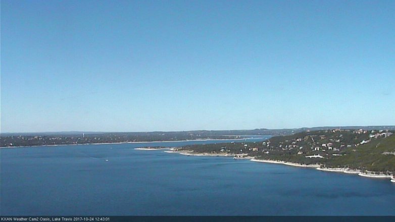 Lake Travis webcam, October 24, 2017 11:55 AM CT