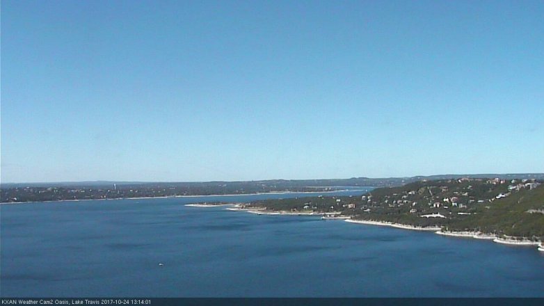 Lake Travis webcam, October 24, 2017 12:20 PM CT