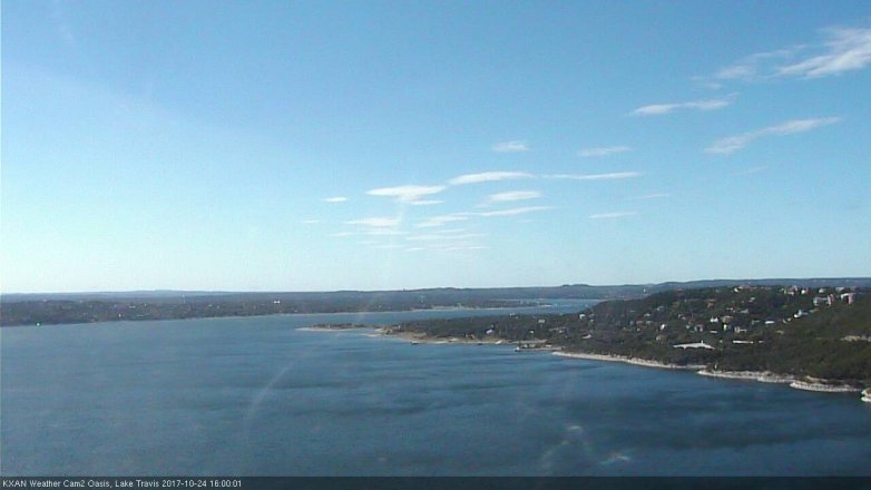 Lake Travis webcam, October 24, 2017 3:10 PM CT