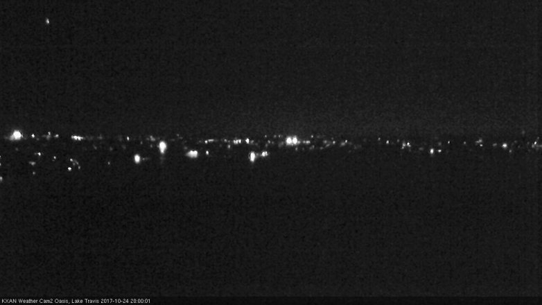 Lake Travis webcam, October 24, 2017 7:20 PM CT