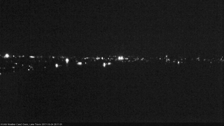 Lake Travis webcam, October 24, 2017 7:35 PM CT