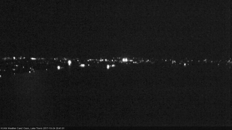 Lake Travis webcam, October 24, 2017 7:50 PM CT