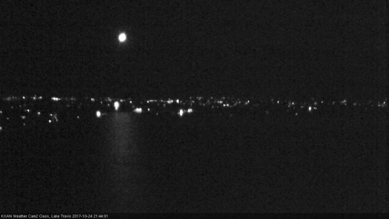 Lake Travis webcam, October 24, 2017 9:05 PM CT