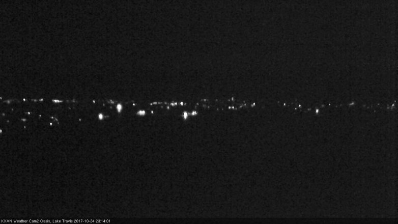 Lake Travis webcam, October 24, 2017 10:25 PM CT