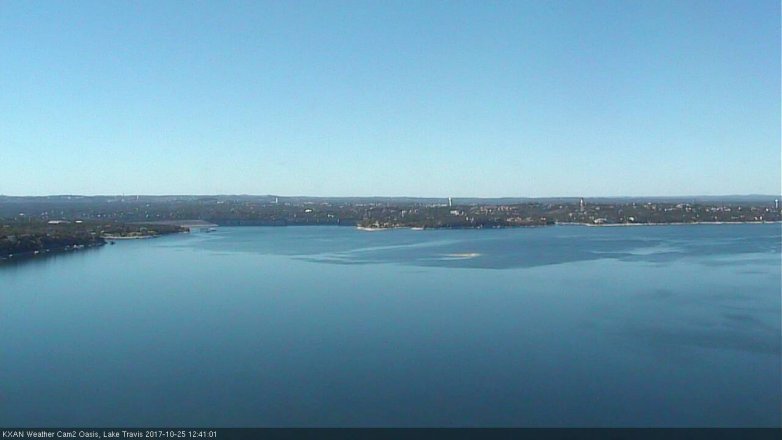 Lake Travis webcam, October 25, 2017 11:50 AM CT