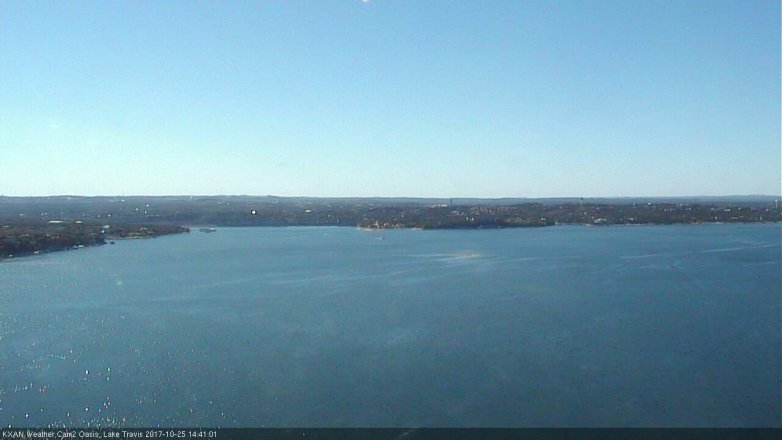 Lake Travis webcam, October 25, 2017 2:05 PM CT