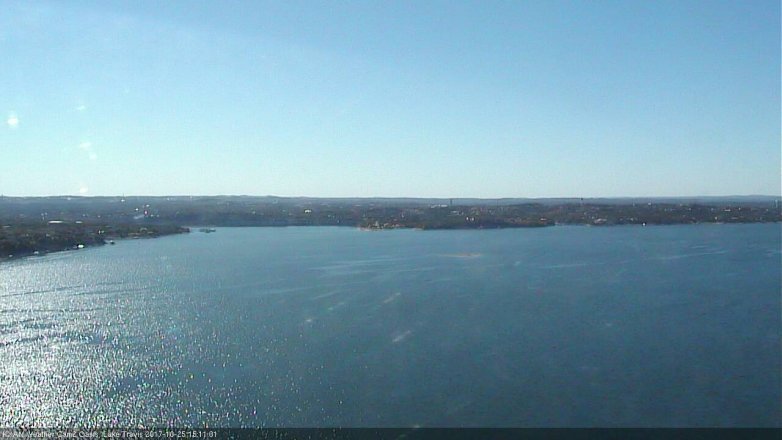 Lake Travis webcam, October 25, 2017 2:35 PM CT