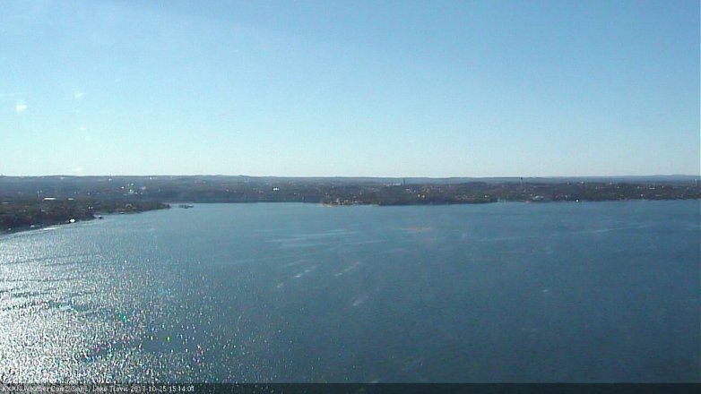 Lake Travis webcam, October 25, 2017 2:45 PM CT