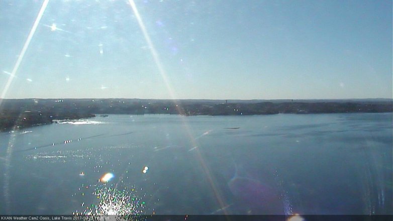 Lake Travis webcam, October 25, 2017 3:50 PM CT