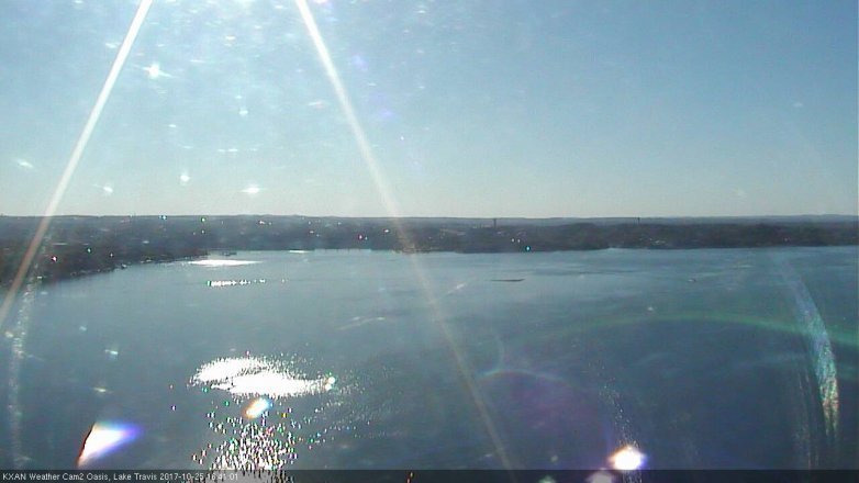 Lake Travis webcam, October 25, 2017 4:05 PM CT