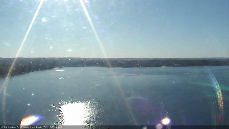 Lake Travis webcam, October 25, 2017 4:15 PM CT