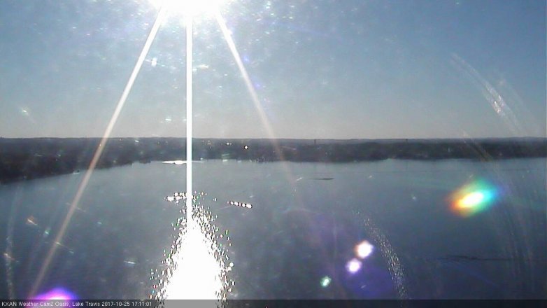 Lake Travis webcam, October 25, 2017 4:25 PM CT