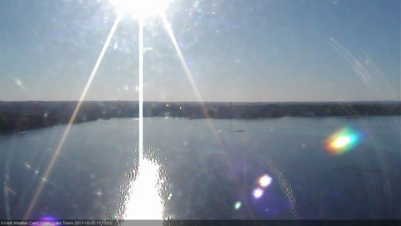 Lake Travis webcam, October 25, 2017 4:35 PM CT