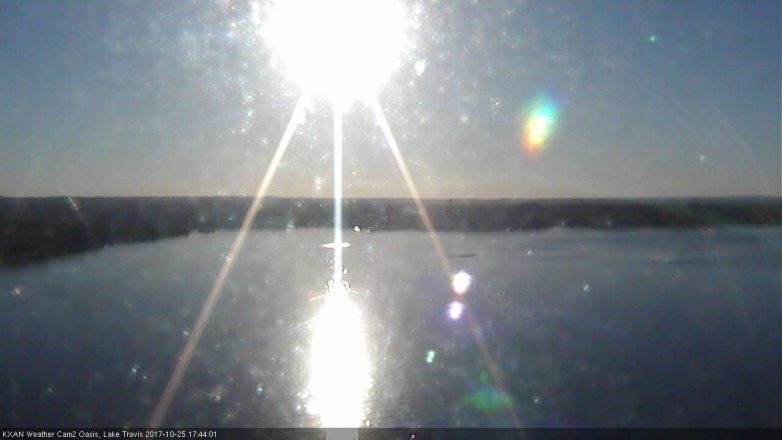 Lake Travis webcam, October 25, 2017 5:10 PM CT