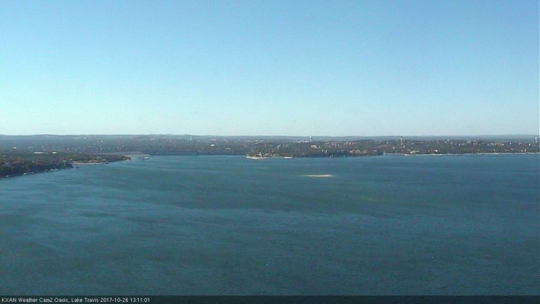 Lake Travis webcam, October 26, 2017 12:25 PM CT