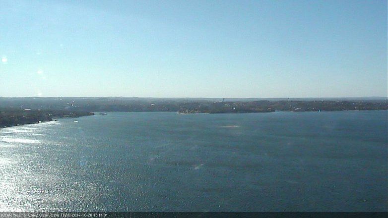 Lake Travis webcam, October 26, 2017 2:35 PM CT