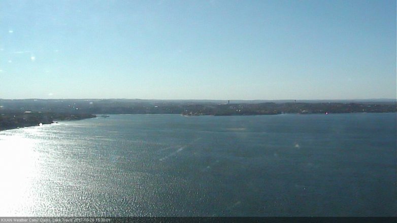 Lake Travis webcam, October 26, 2017 2:40 PM CT