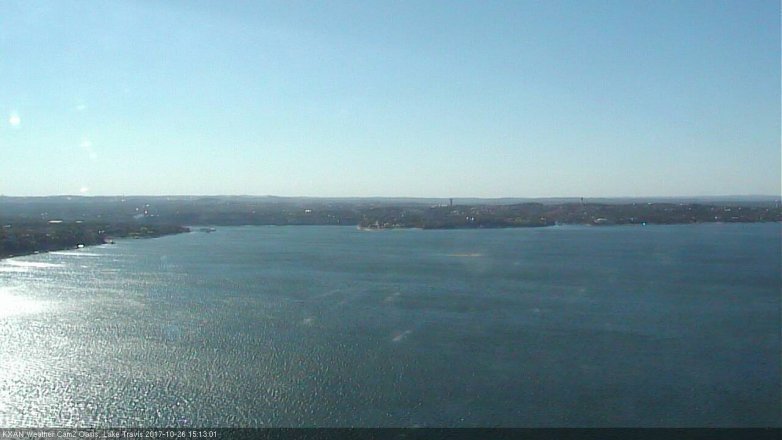 Lake Travis webcam, October 26, 2017 2:45 PM CT