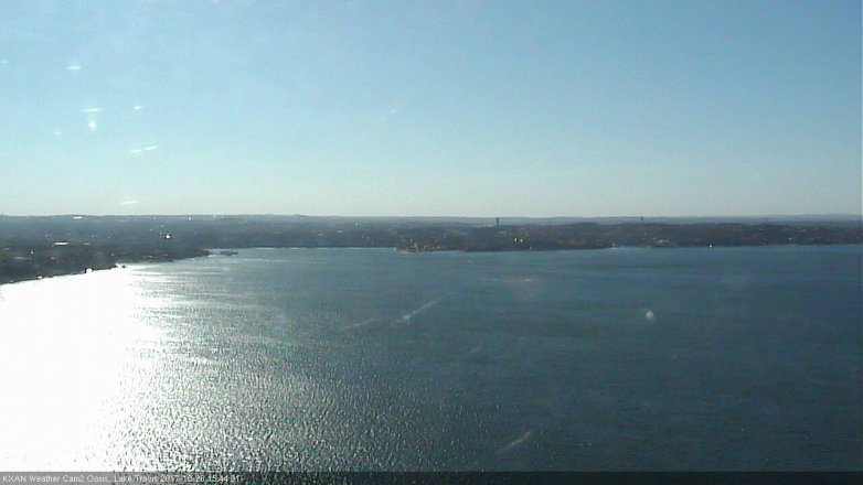 Lake Travis webcam, October 26, 2017 2:50 PM CT