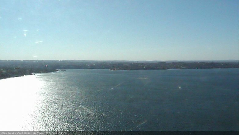 Lake Travis webcam, October 26, 2017 2:55 PM CT