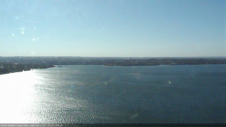 Lake Travis webcam, October 26, 2017 3:10 PM CT
