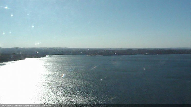 Lake Travis webcam, October 26, 2017 3:20 PM CT