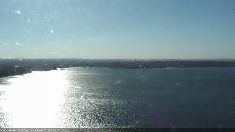 Lake Travis webcam, October 26, 2017 3:25 PM CT