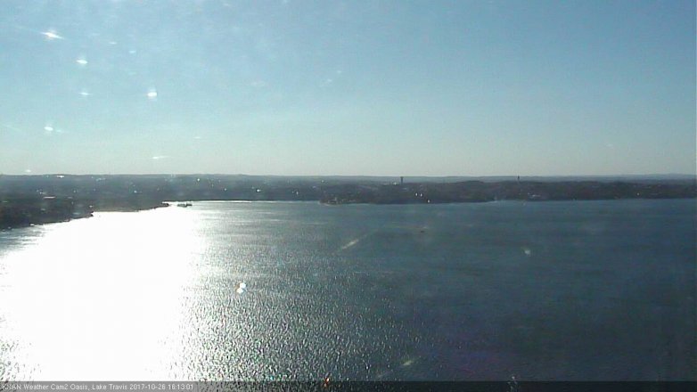 Lake Travis webcam, October 26, 2017 3:45 PM CT