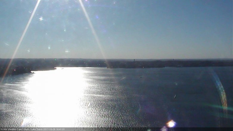 Lake Travis webcam, October 26, 2017 3:55 PM CT