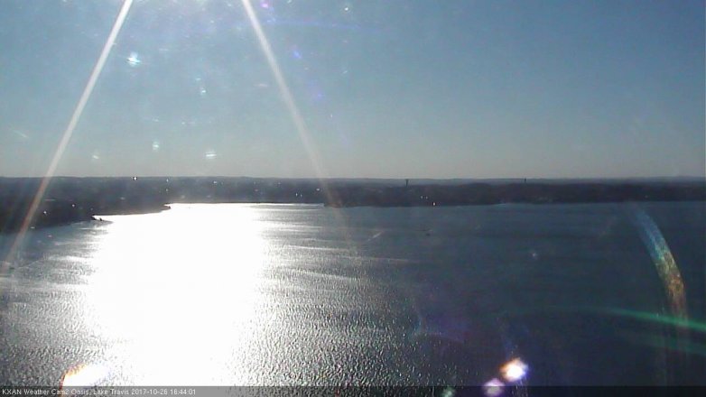 Lake Travis webcam, October 26, 2017 4:15 PM CT