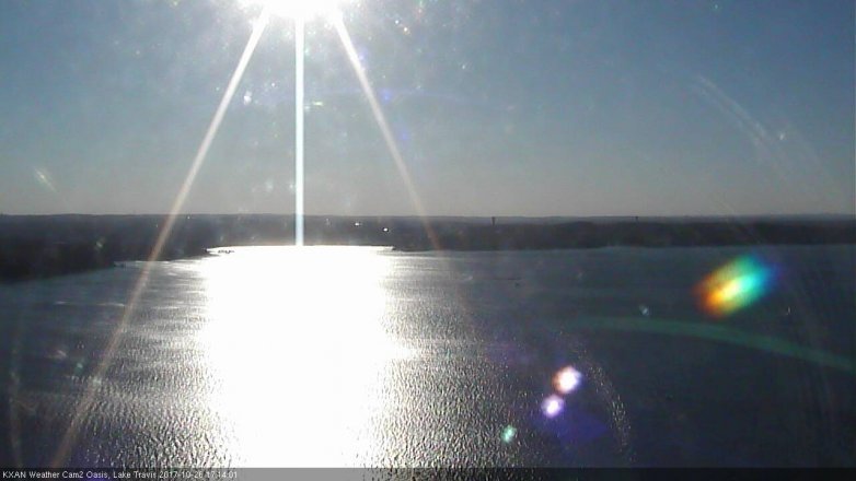 Lake Travis webcam, October 26, 2017 4:20 PM CT