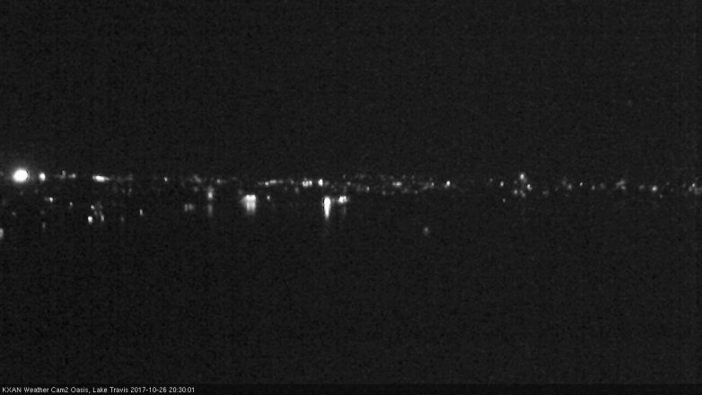 Lake Travis webcam, October 26, 2017 7:55 PM CT