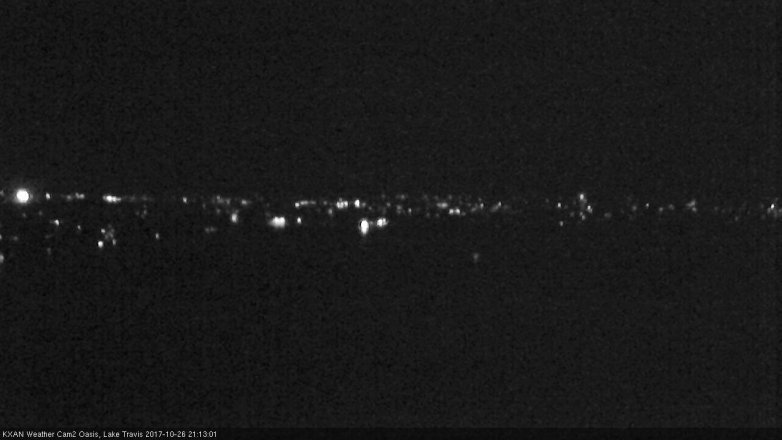 Lake Travis webcam, October 26, 2017 8:20 PM CT