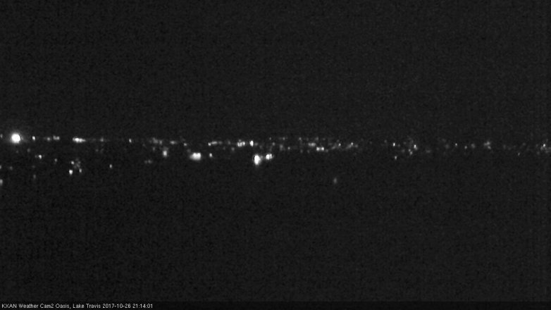 Lake Travis webcam, October 26, 2017 8:25 PM CT