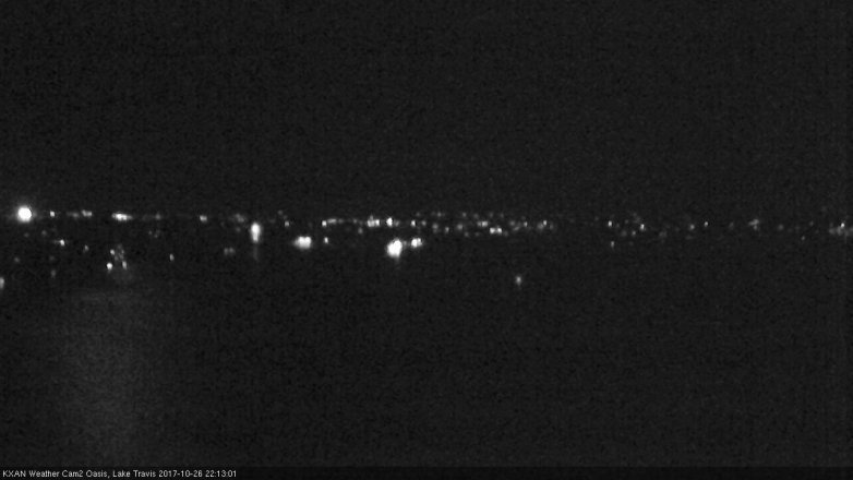 Lake Travis webcam, October 26, 2017 9:35 PM CT