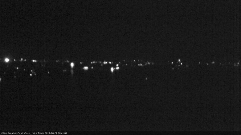Lake Travis webcam, October 26, 2017 12:00 AM CT
