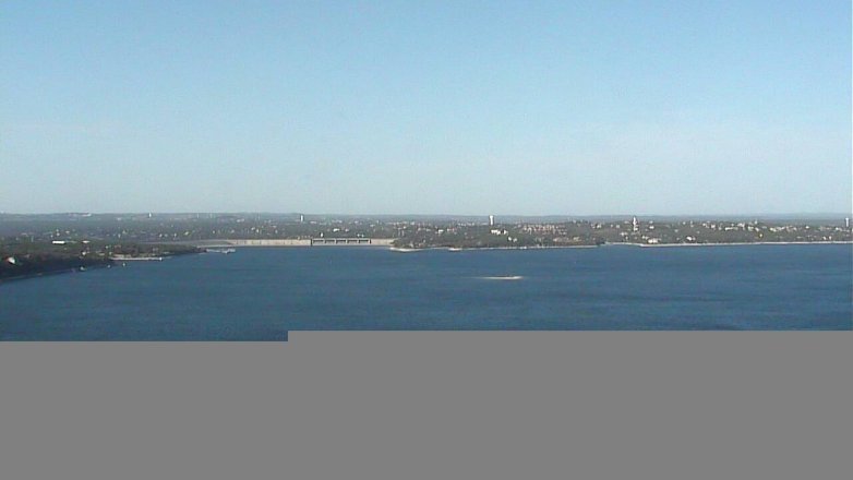 Lake Travis webcam, October 27, 2017 9:05 AM CT