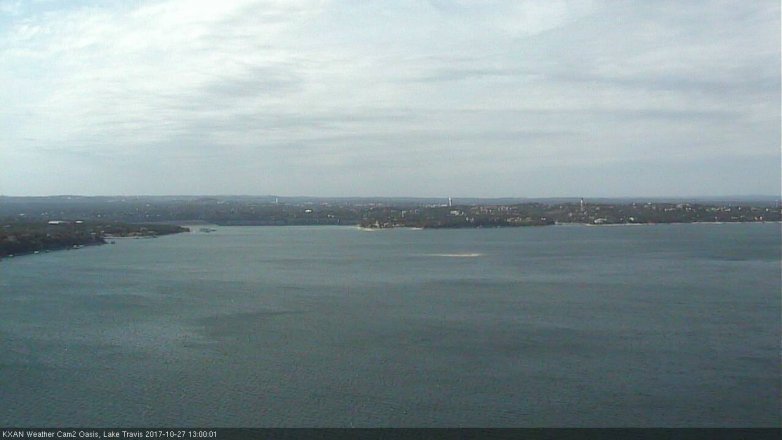 Lake Travis webcam, October 27, 2017 12:10 PM CT