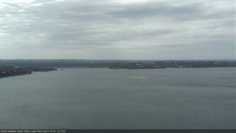 Lake Travis webcam, October 27, 2017 12:20 PM CT