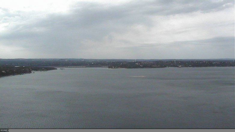 Lake Travis webcam, October 27, 2017 1:40 PM CT