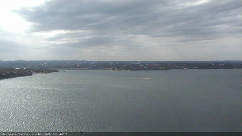 Lake Travis webcam, October 27, 2017 2:15 PM CT