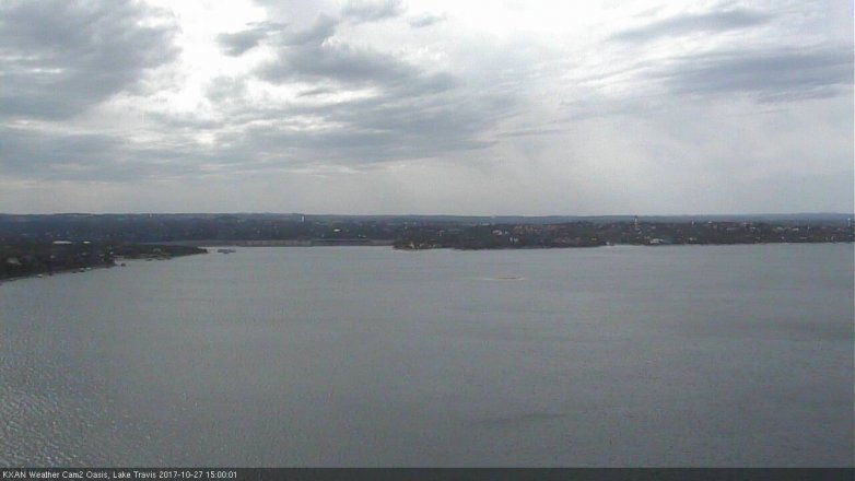 Lake Travis webcam, October 27, 2017 2:20 PM CT