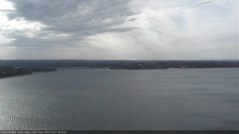 Lake Travis webcam, October 27, 2017 2:25 PM CT