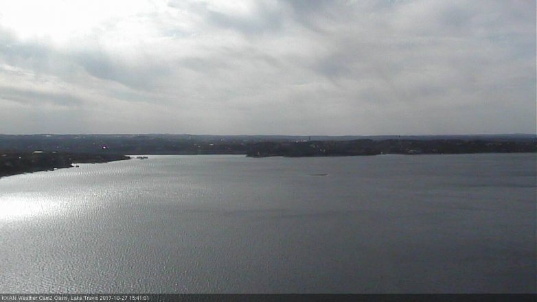 Lake Travis webcam, October 27, 2017 2:45 PM CT