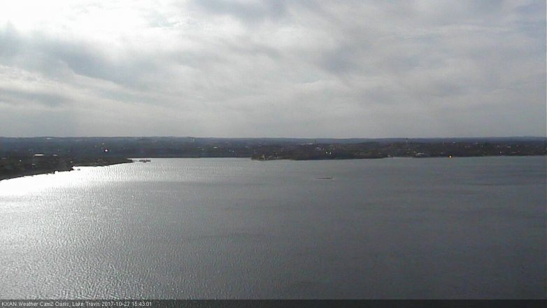Lake Travis webcam, October 27, 2017 3:00 PM CT