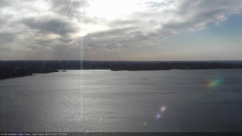 Lake Travis webcam, October 27, 2017 4:35 PM CT