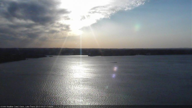 Lake Travis webcam, October 27, 2017 5:15 PM CT