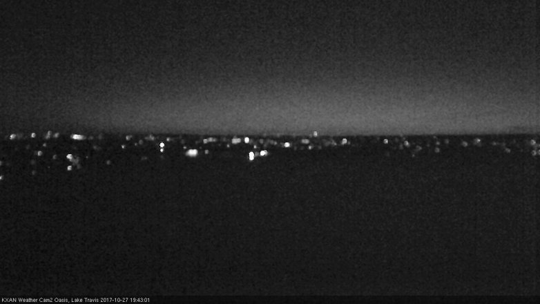 Lake Travis webcam, October 27, 2017 7:05 PM CT